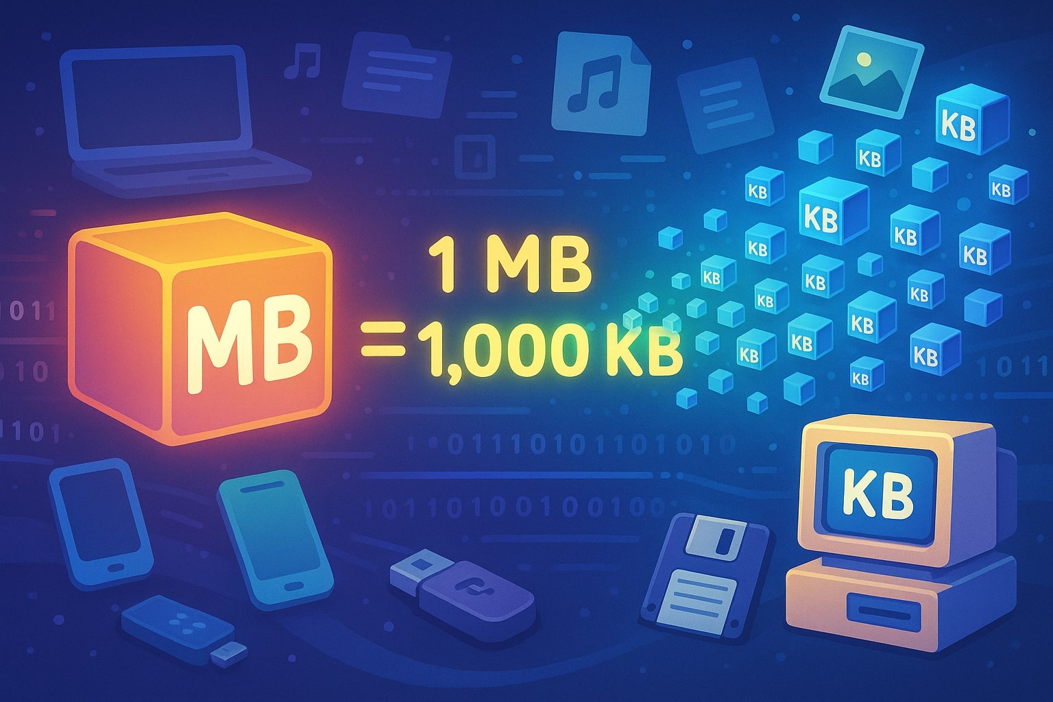 Konverter Megabyte ke Kilobyte