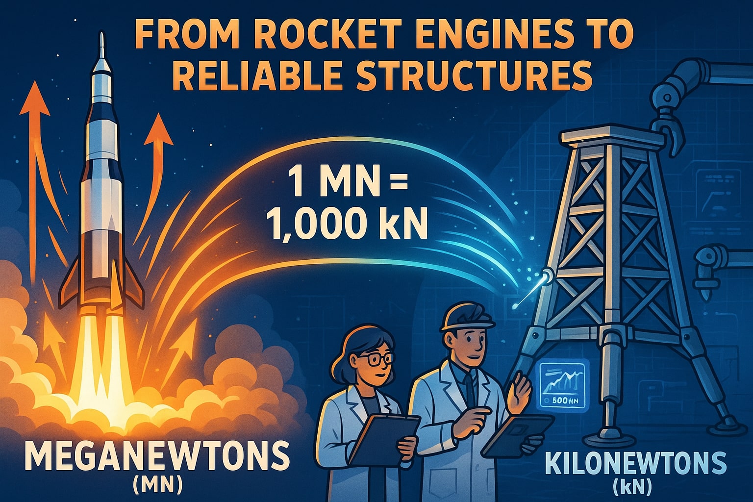 Konverter Meganewton ke Kilonewton