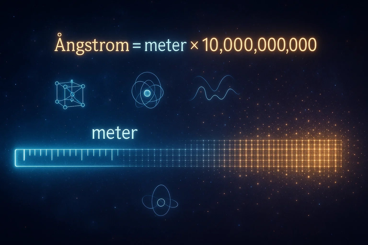 Konverter Meter ke Angstrom