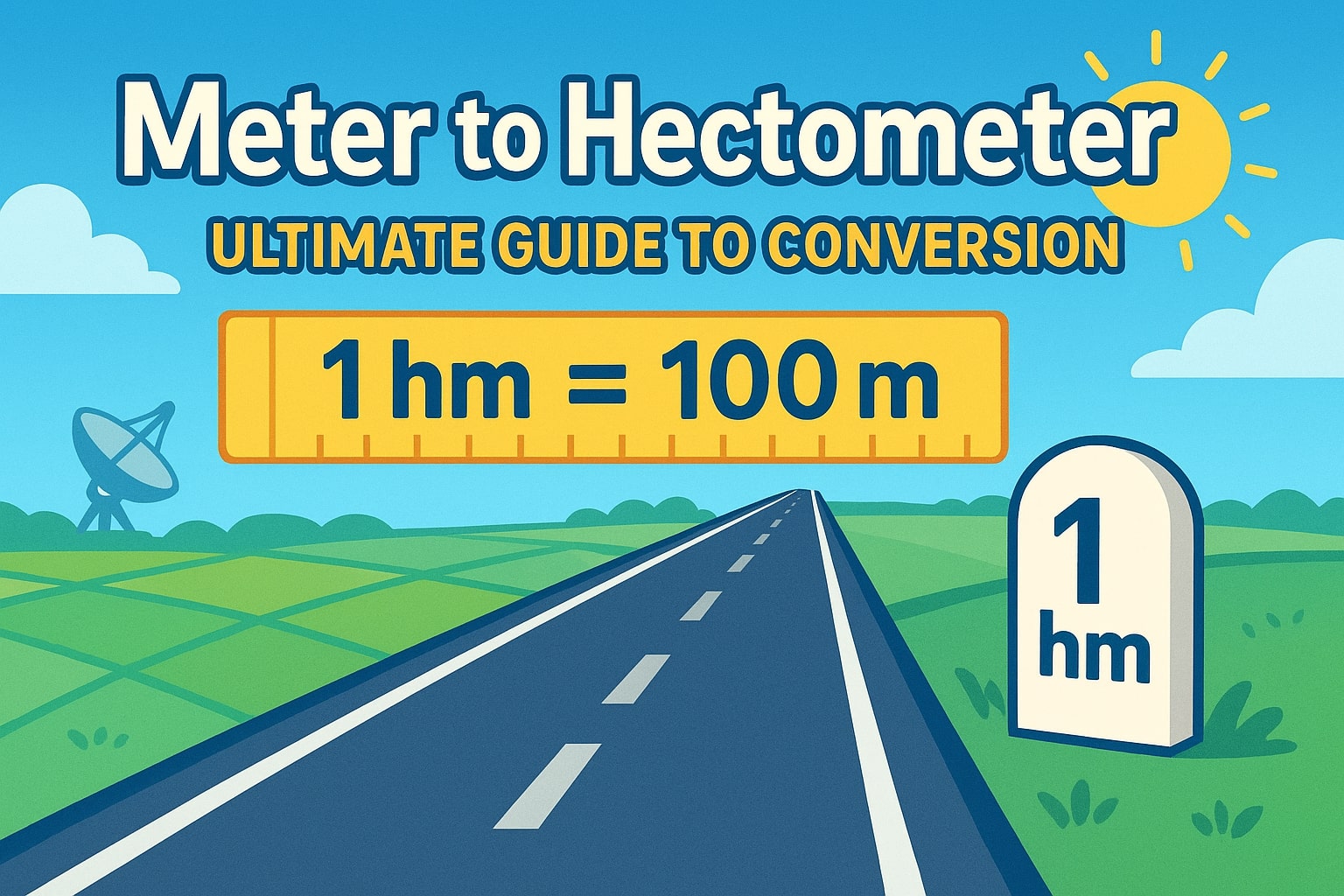 Konverter Meter ke Hektometer