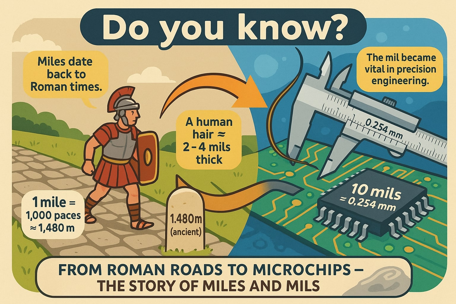 Konverter Mil ke Mil