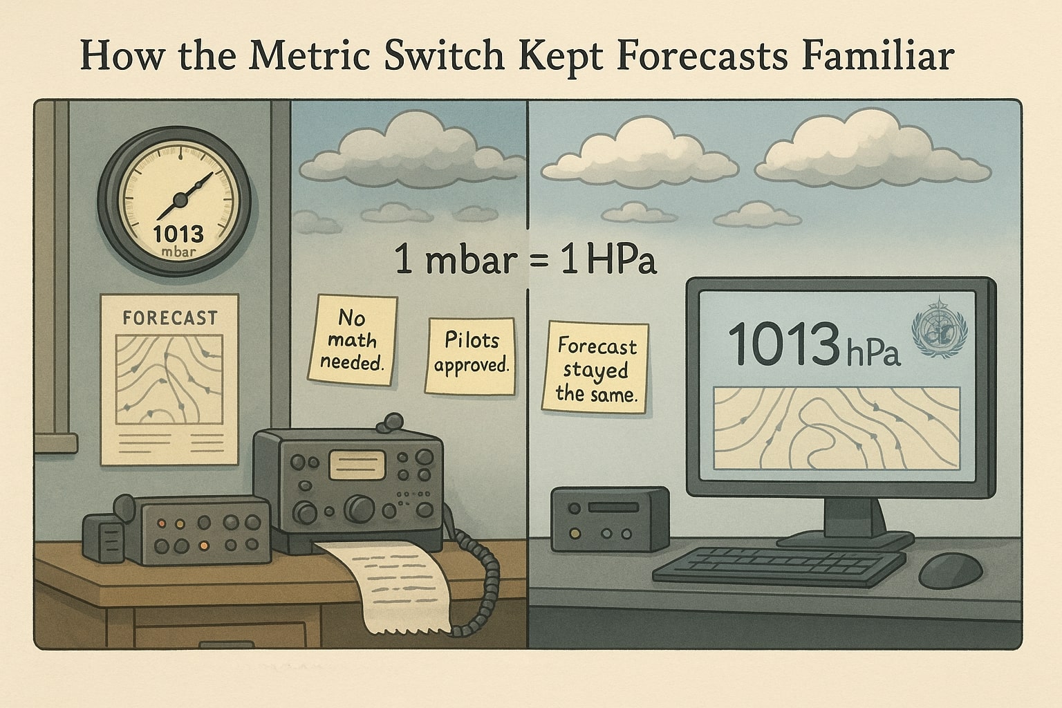 Konverter Millibar ke Hektopascal