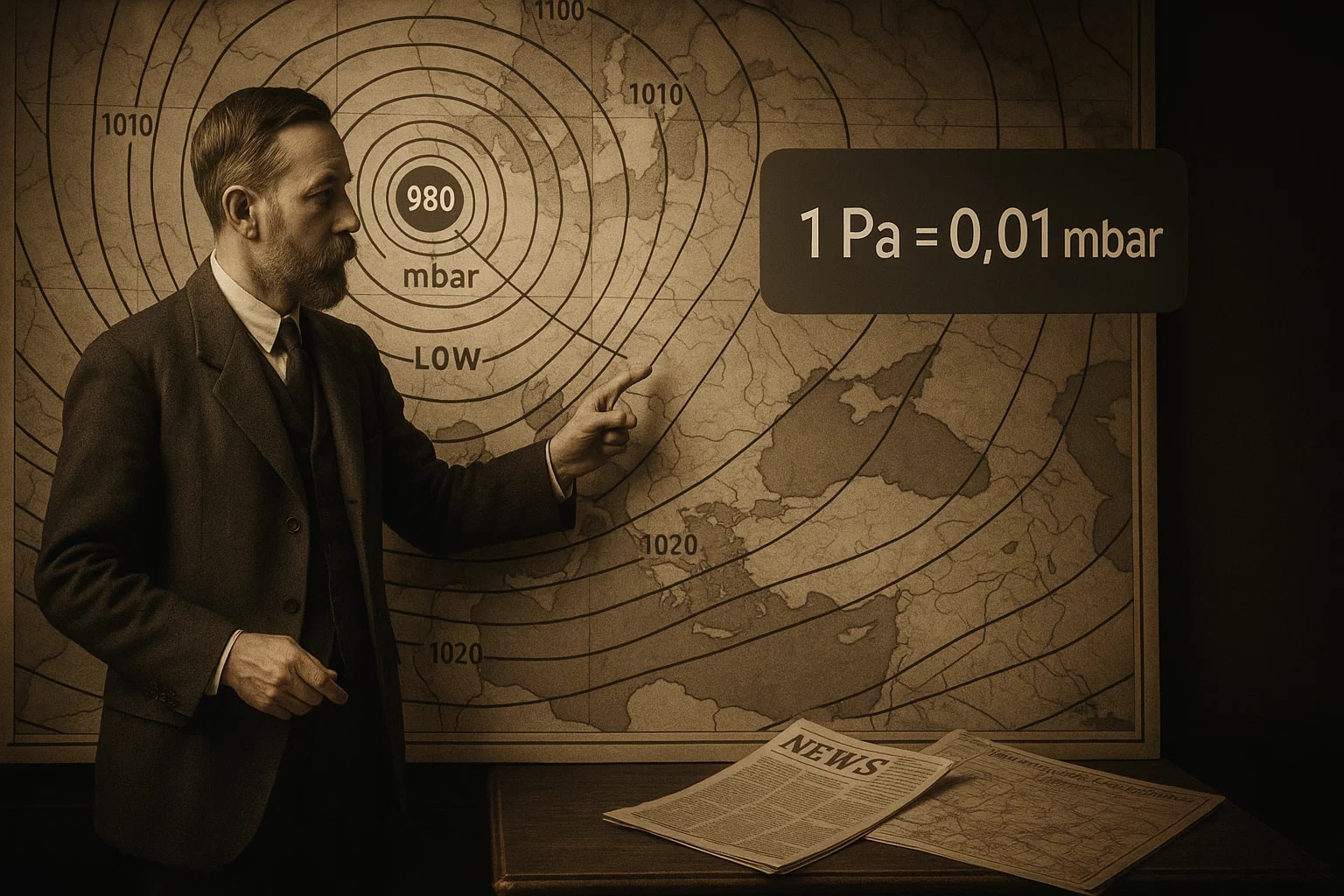 Konverter Pascals ke Millibars