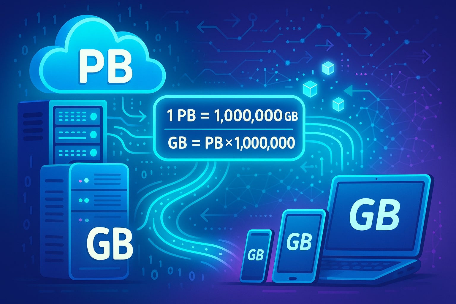 Konverter Petabyte ke Gigabyte