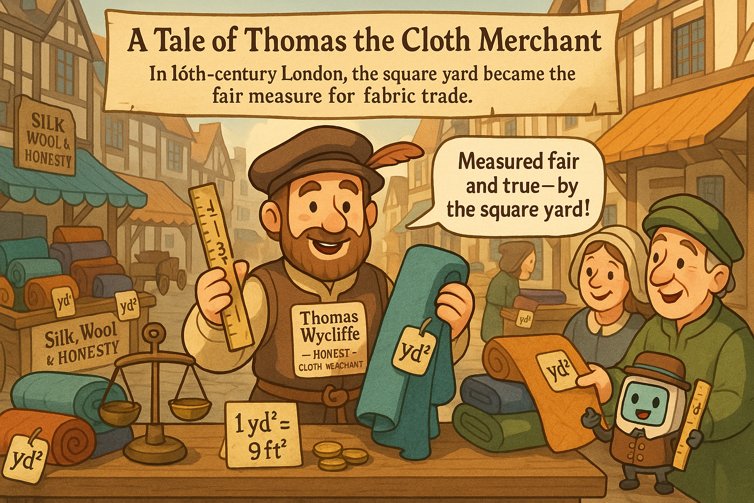 Konverter Kaki Persegi ke Yard Persegi