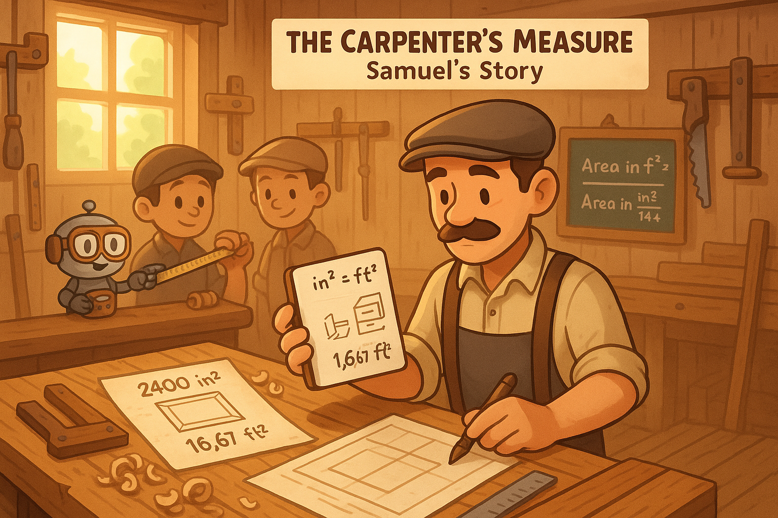 Konverter Inch Persegi ke Kaki Persegi