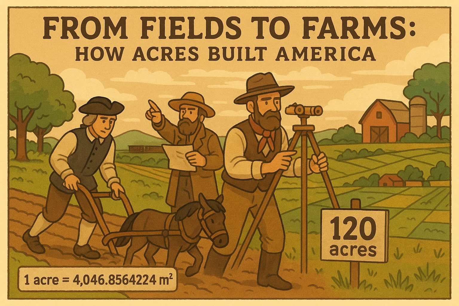 Konverter Meter Persegi ke Acre