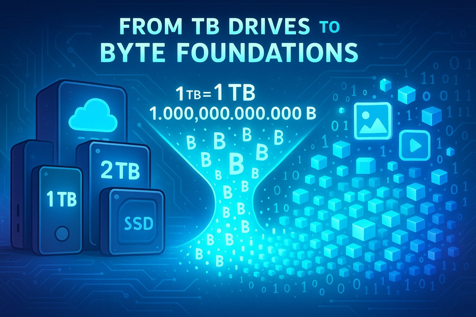 Konverter Terabyte ke Byte