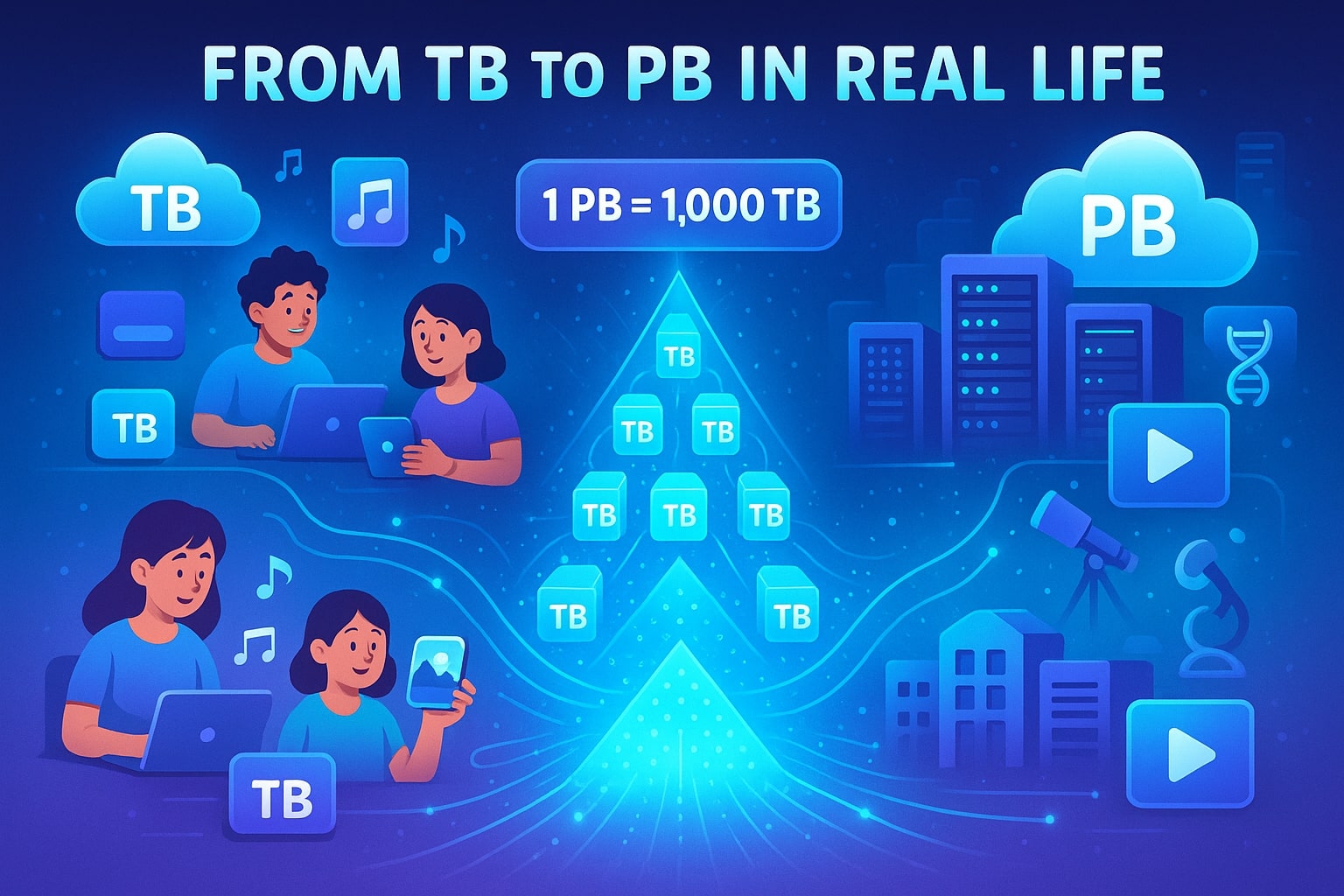 Konverter Terabyte ke Petabyte
