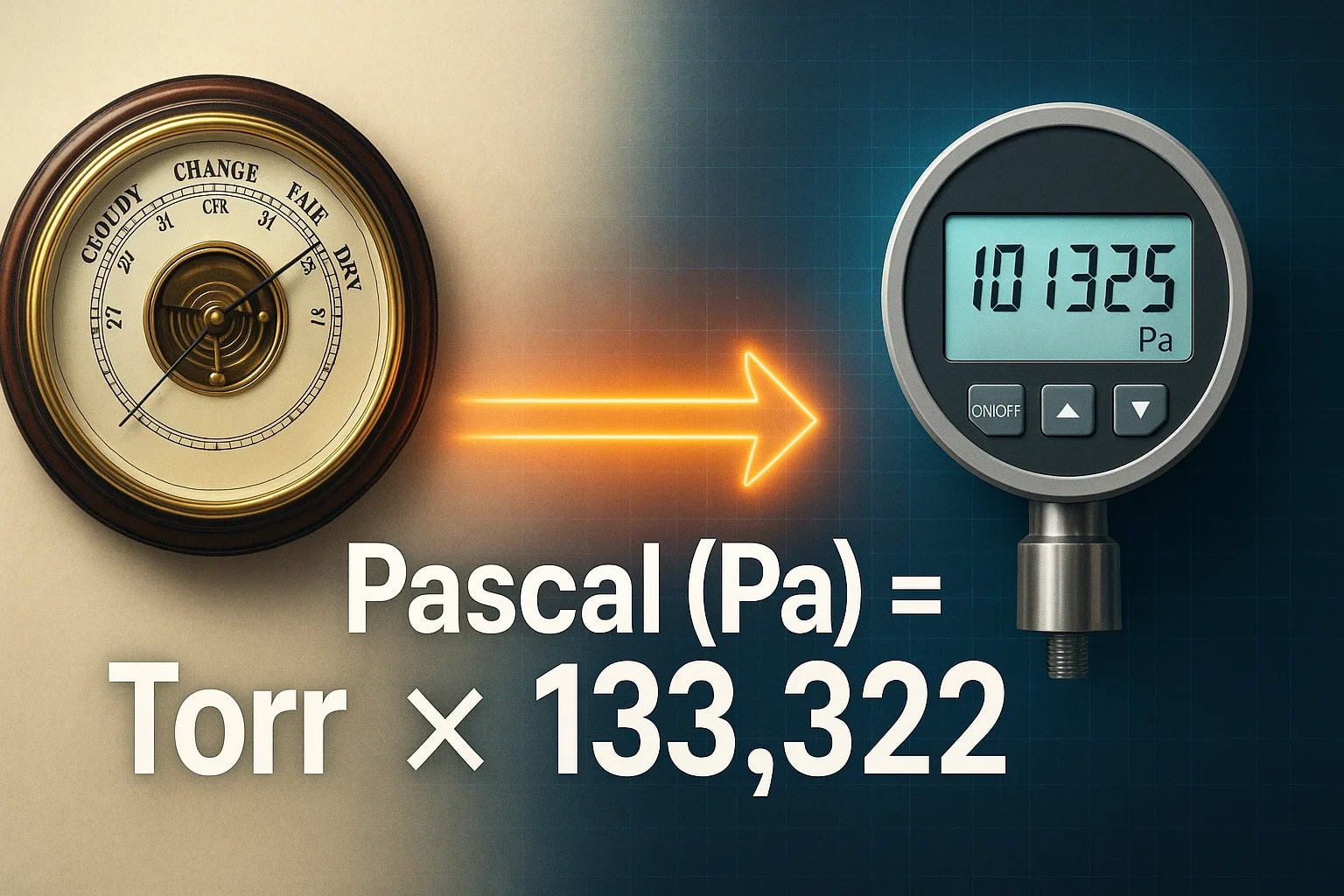 Konverter Torr ke Pascal