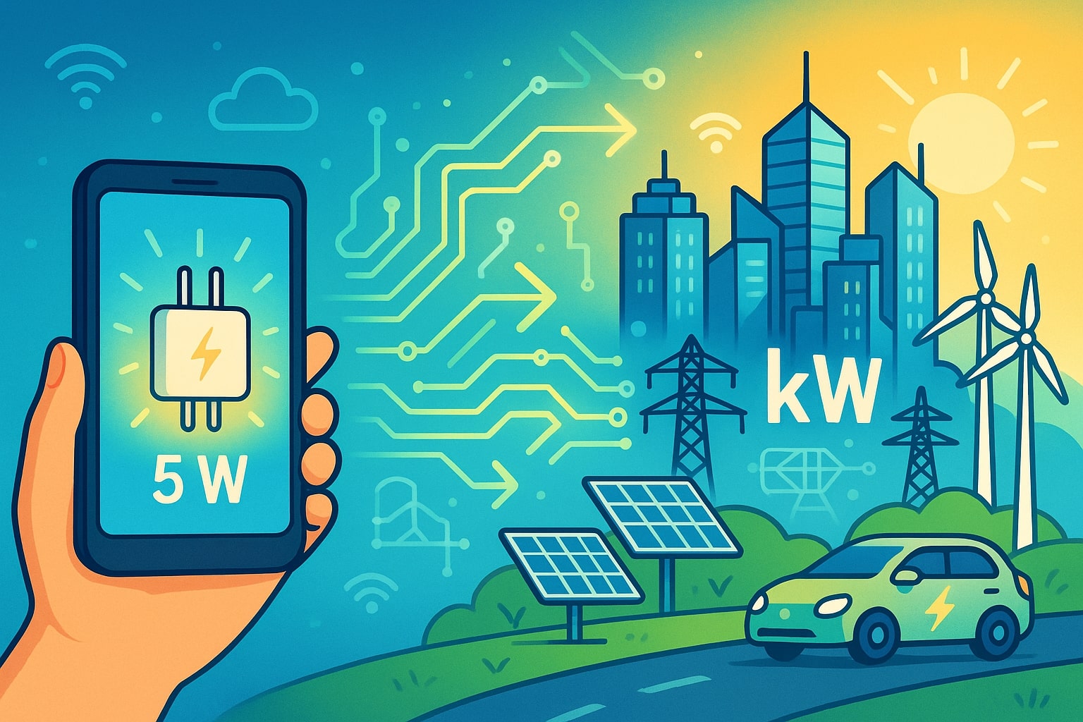 Konverter Watt ke Kilowatt