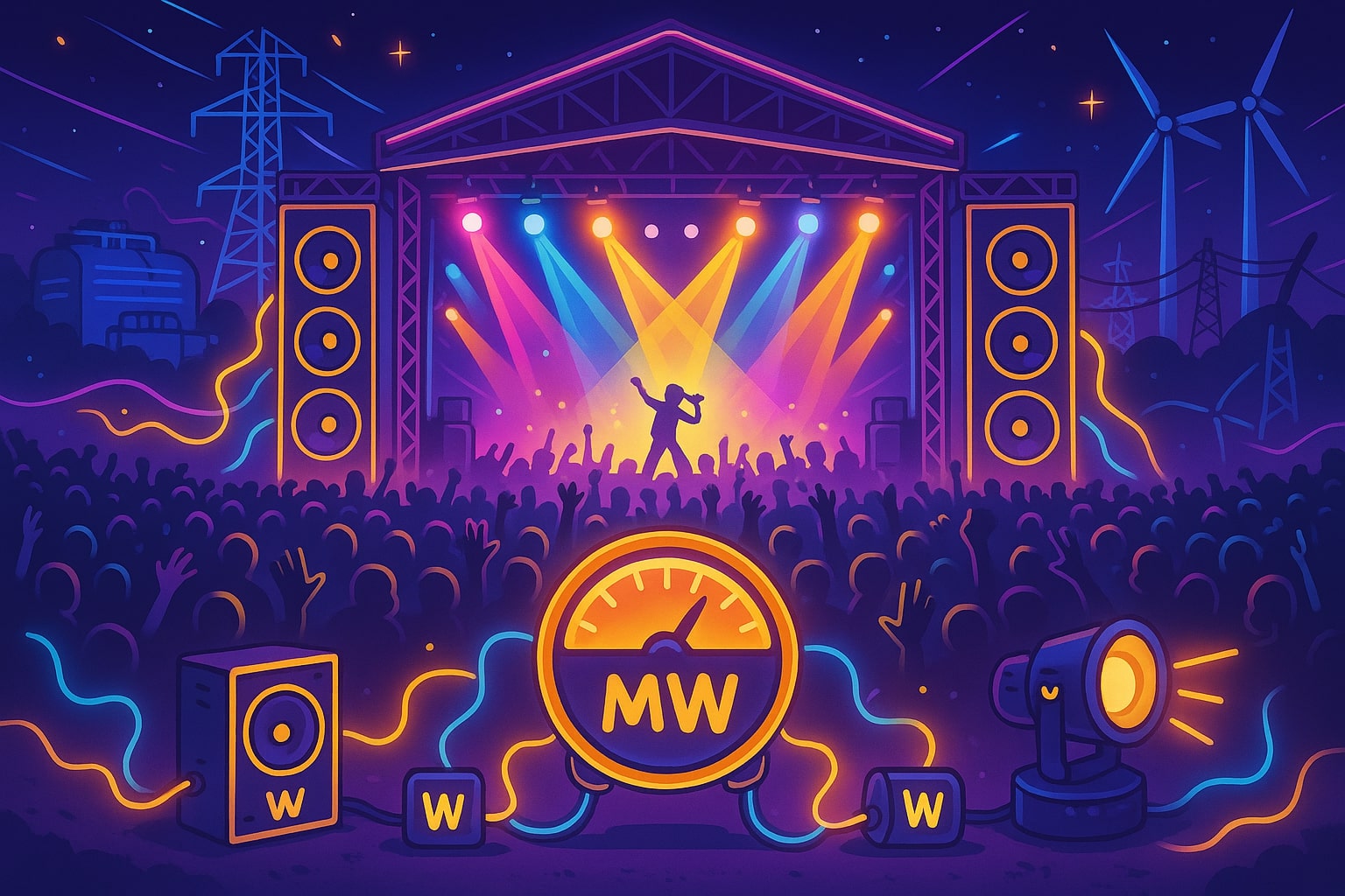 Konverter Watt ke Megawatt