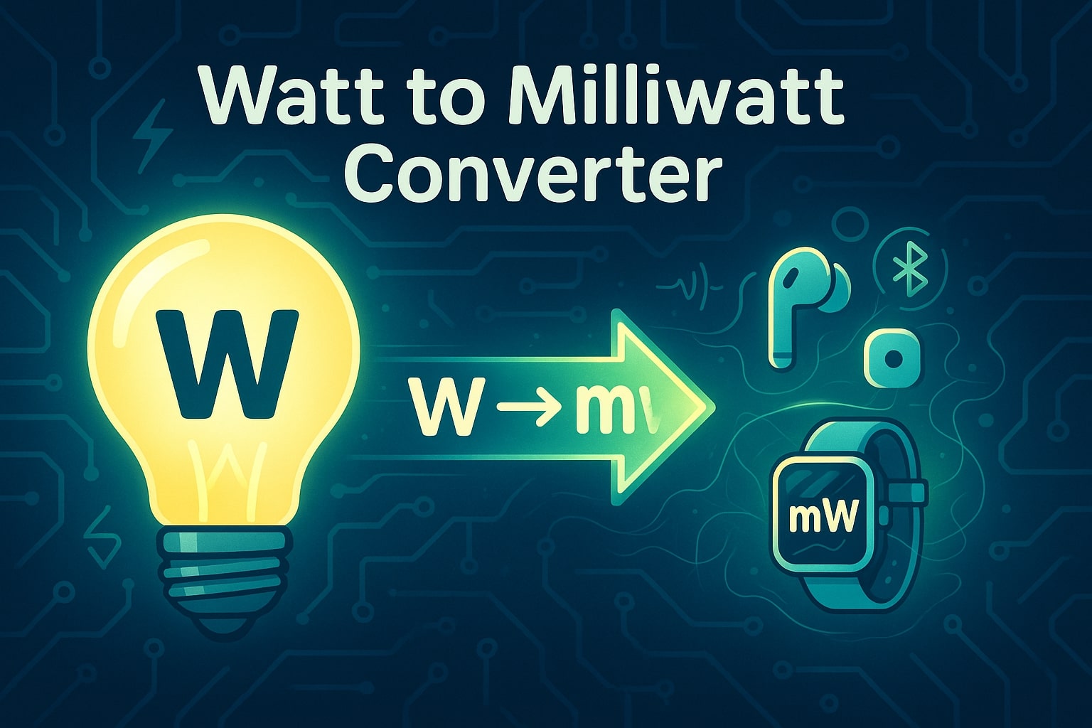 Konverter Watt ke Milliwatt
